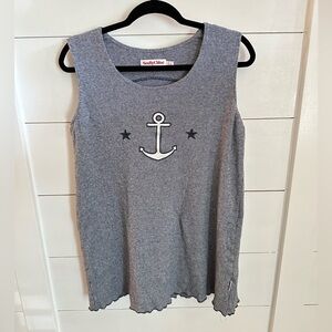 Y2K Vintage SeeByChloe retired nautical resortclub preppy boating tank top 10
